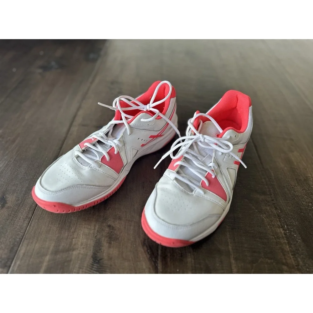 Asics Gel‎ Gamepoint women's pink white athletic running shoe sneaker SZ 11